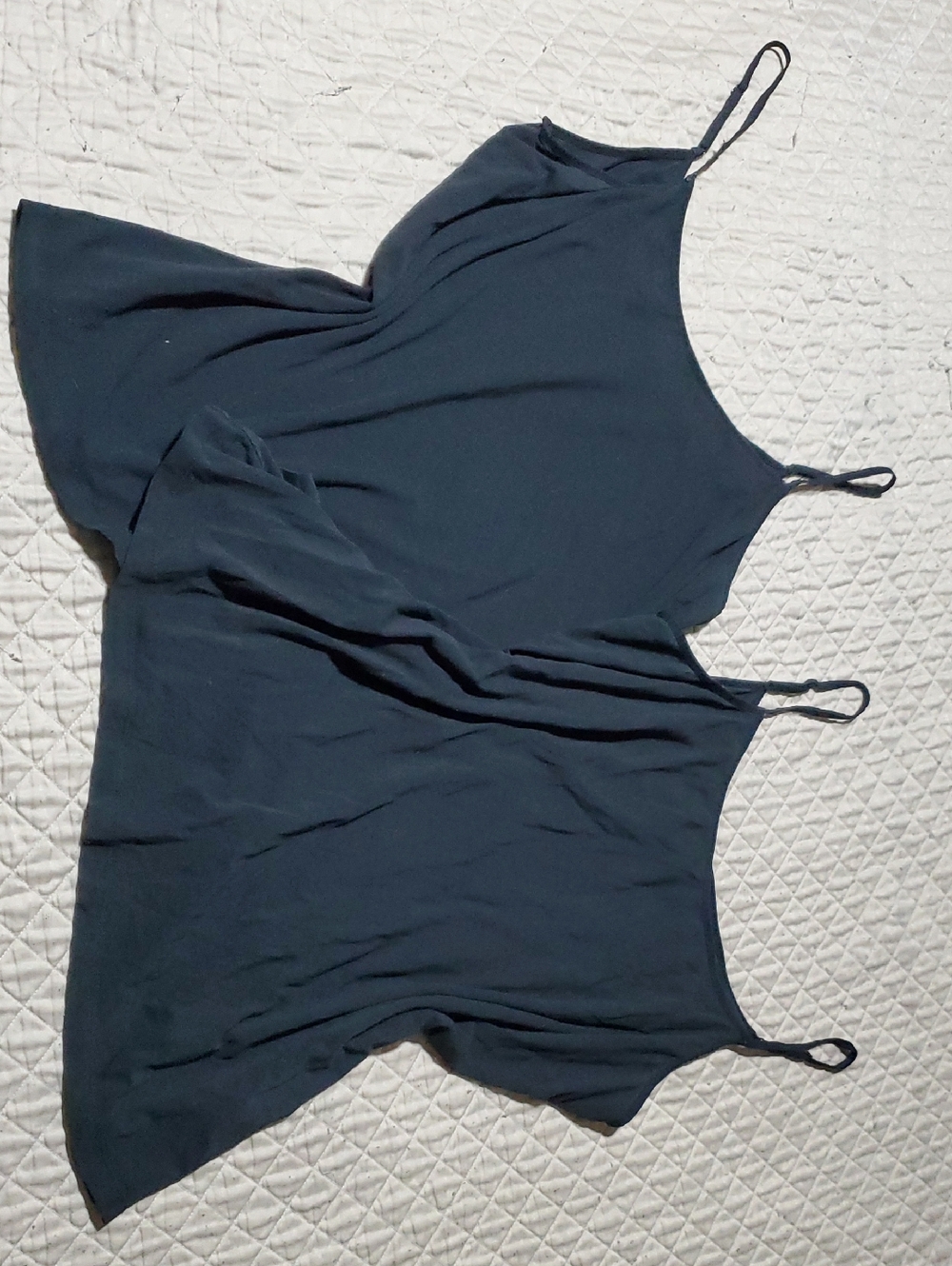 Time And Tru Basic Black Spagetti Strap Tank Xxl Xl